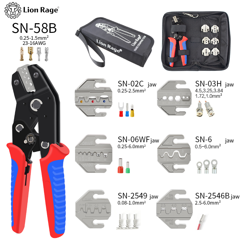 Ratelkrimptang SN-58B tangense - Automatic Wire Stripper Cutter recensie en prijs